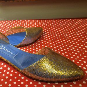 Jeffrey Campbell Havana gold jelly shoes size 8.5